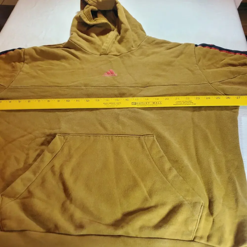 Adidas Hoodie Men's XL -Mustard
